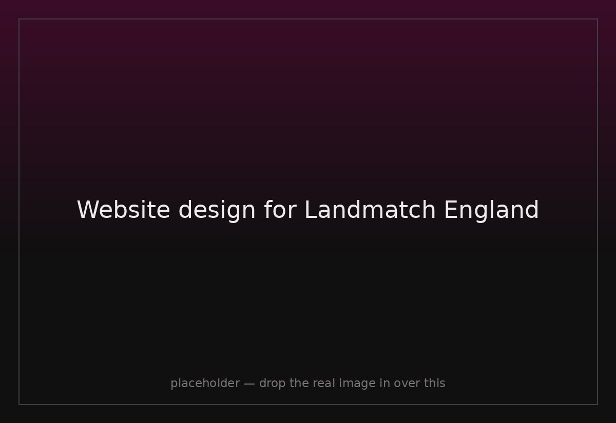 Website design for Landmatch England